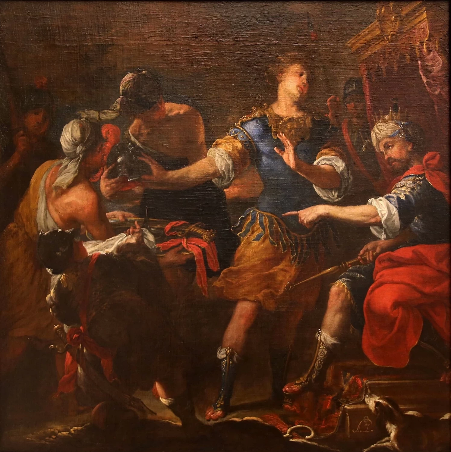 David rifiuta le armi che gli presenta Saul, 1720 - Museu de Belles Arts de València